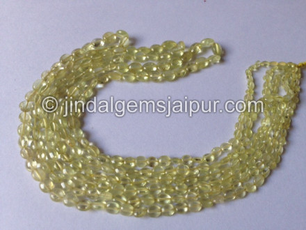 Chrysoberyl Plain Oval Beads